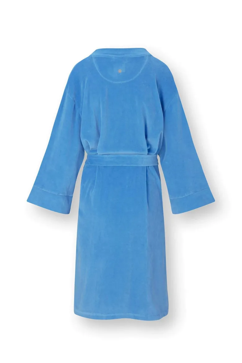 Naomi Kimono Velvet Blau
