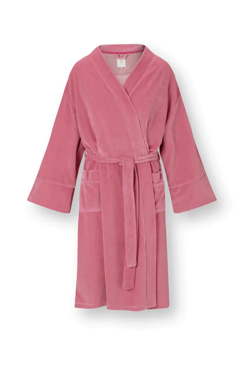Naomi Kimono Velvet Rosa