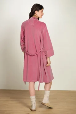 Naomi Kimono Velvet Rosa