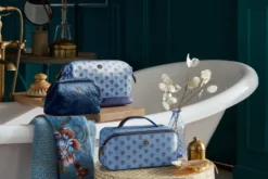 Necessaire Cooper Groß Jaipur Flower Blau