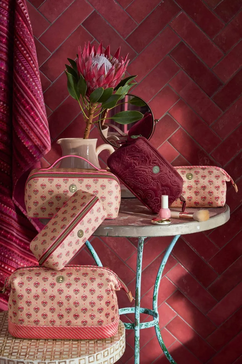 Necessaire Cooper Groß Jaipur Flower Rosa