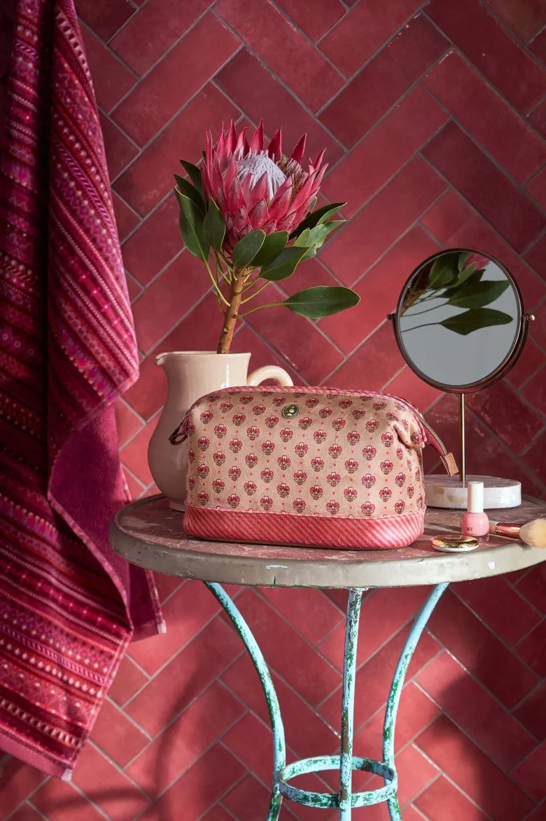 Necessaire Cooper Groß Jaipur Flower Rosa