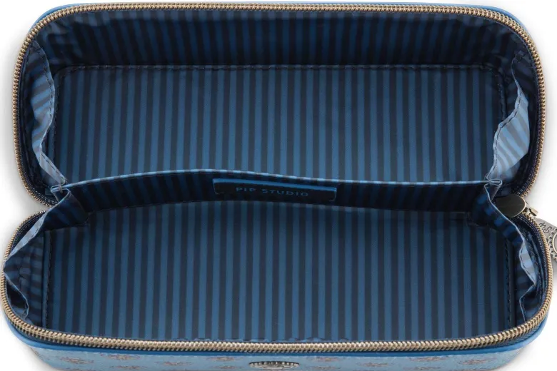Necessaire Cyrille Klein Jaipur Flower Blau