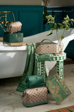 Necessaire Cyrille Klein Jaipur Flower Grün