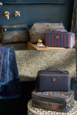 Necessaire Cyrille Mittelgroß Blau