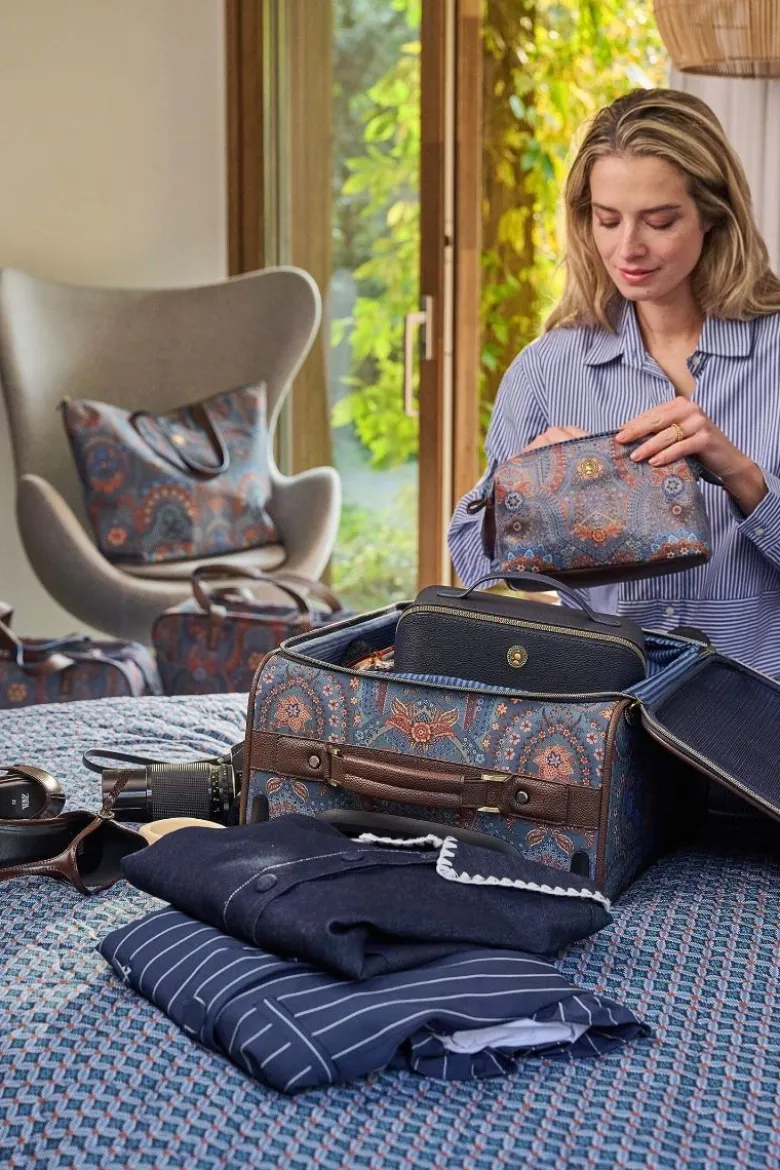 Necessaire Cyrille Mittelgroß Blau