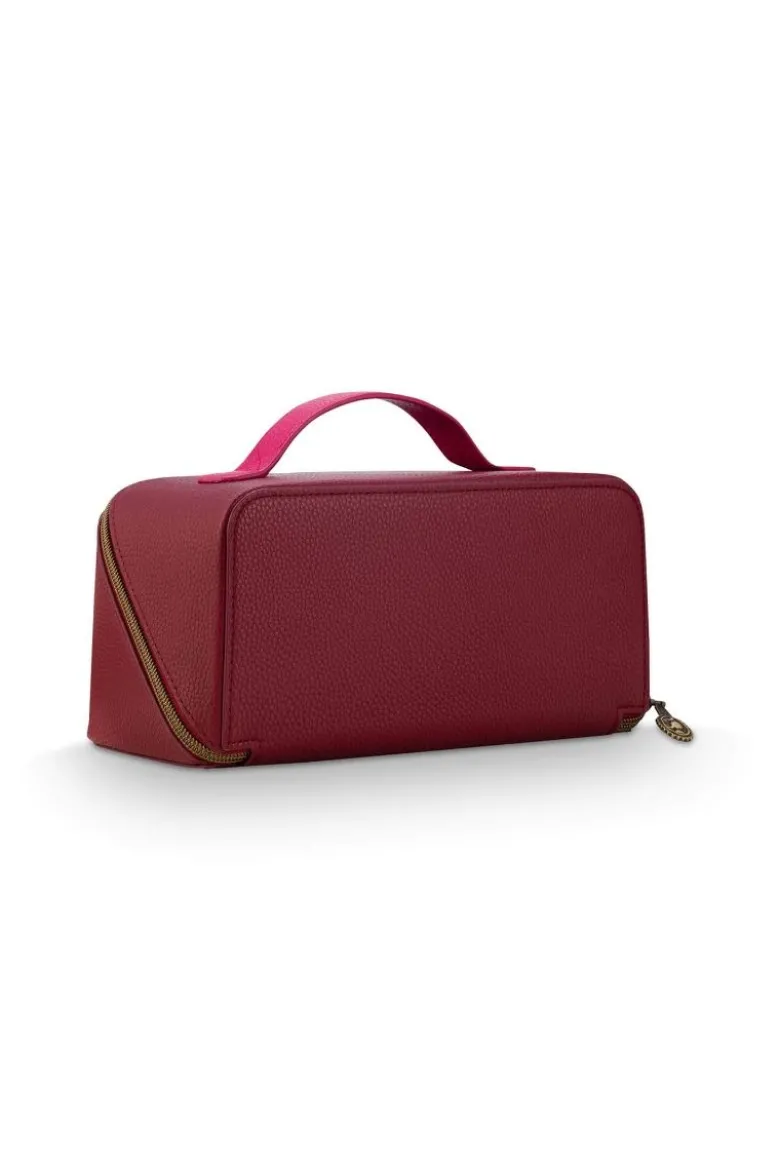 Necessaire Cyrille Mittelgroß Rot