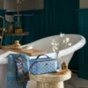 Necessaire Cyrille Mittelgroß Jaipur Flower Blau