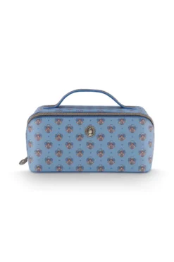 Necessaire Cyrille Mittelgroß Jaipur Flower Blau