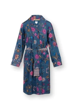 Nisha Kimono Coco Flower Blau