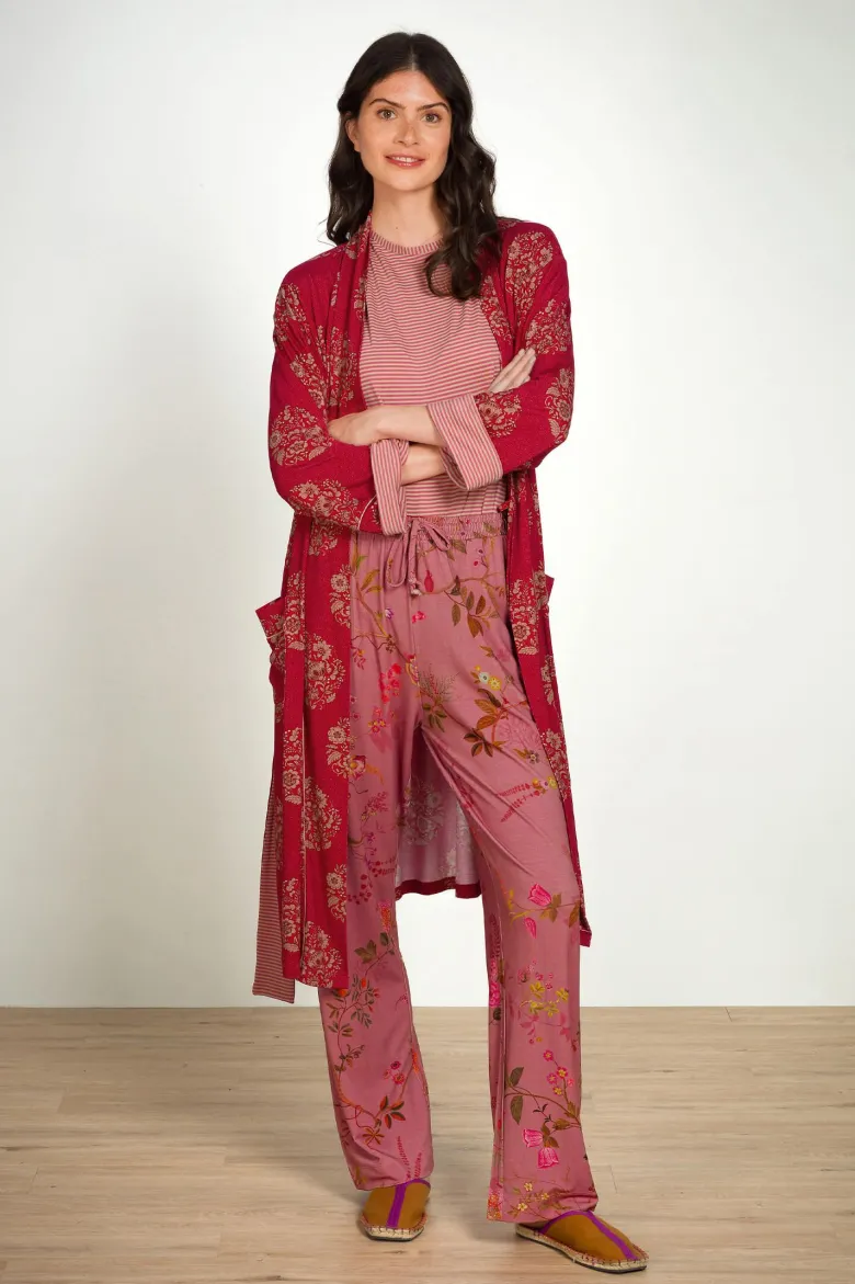 Nisha Kimono Namaste Rot
