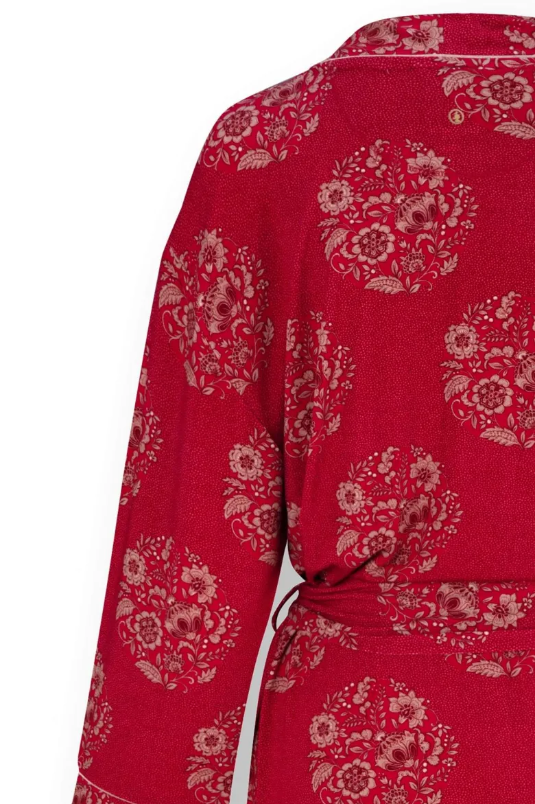 Nisha Kimono Namaste Rot