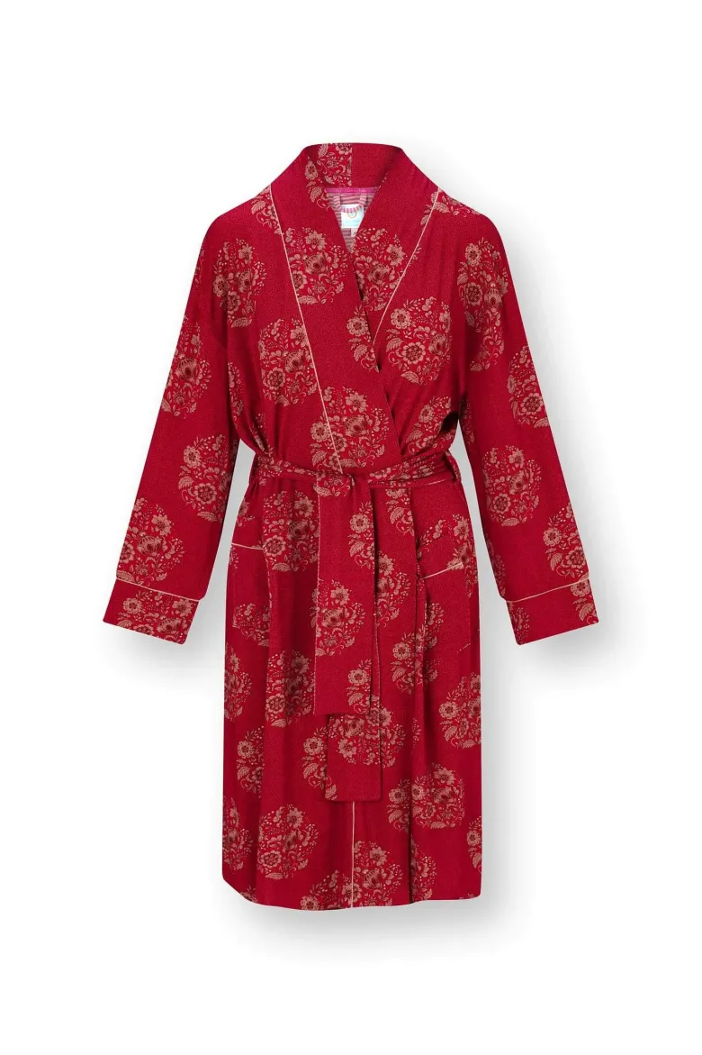 Nisha Kimono Namaste Rot