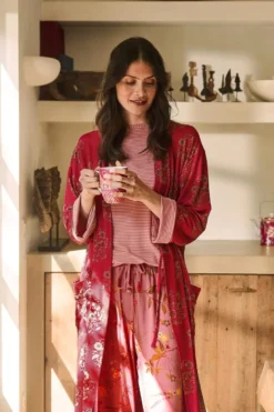 Nisha Kimono Namaste Rot