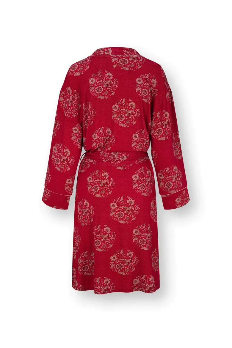 Nisha Kimono Namaste Rot