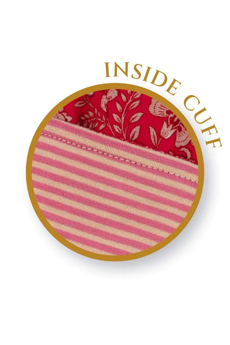 Nisha Kimono Namaste Rot