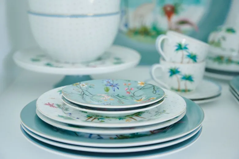 Petit Four Jolie Blumen Blau 12cm