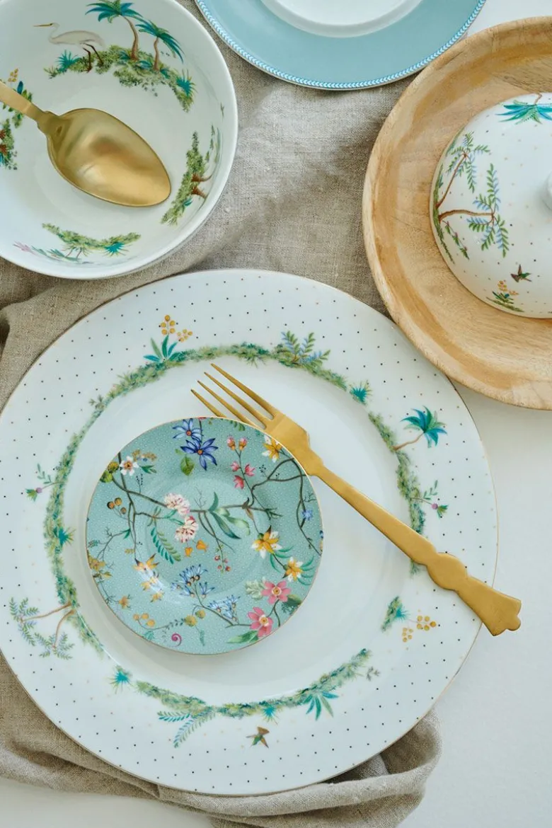 Petit Four Jolie Blumen Blau 12cm