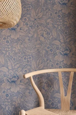 Pip Studio Casa dei Fiori Vliestapete Khaki/Blau