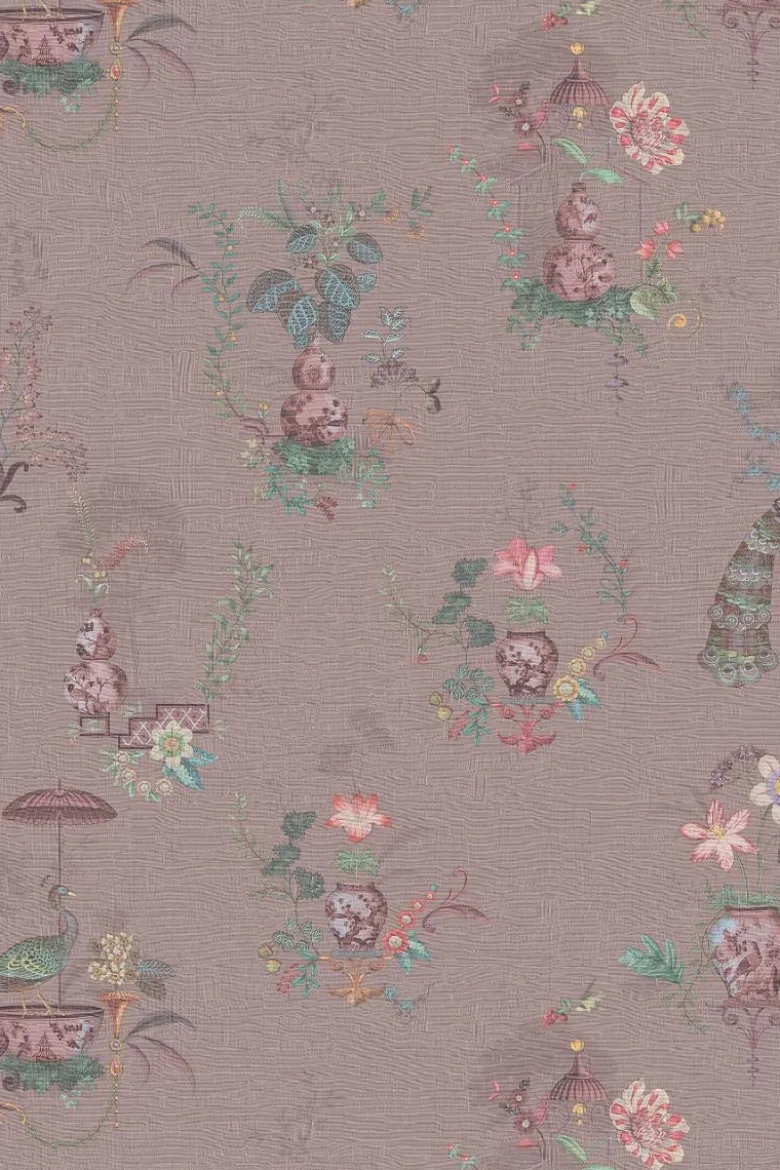 Pip Studio Chinese Porcelain Vinyltapete Mauve