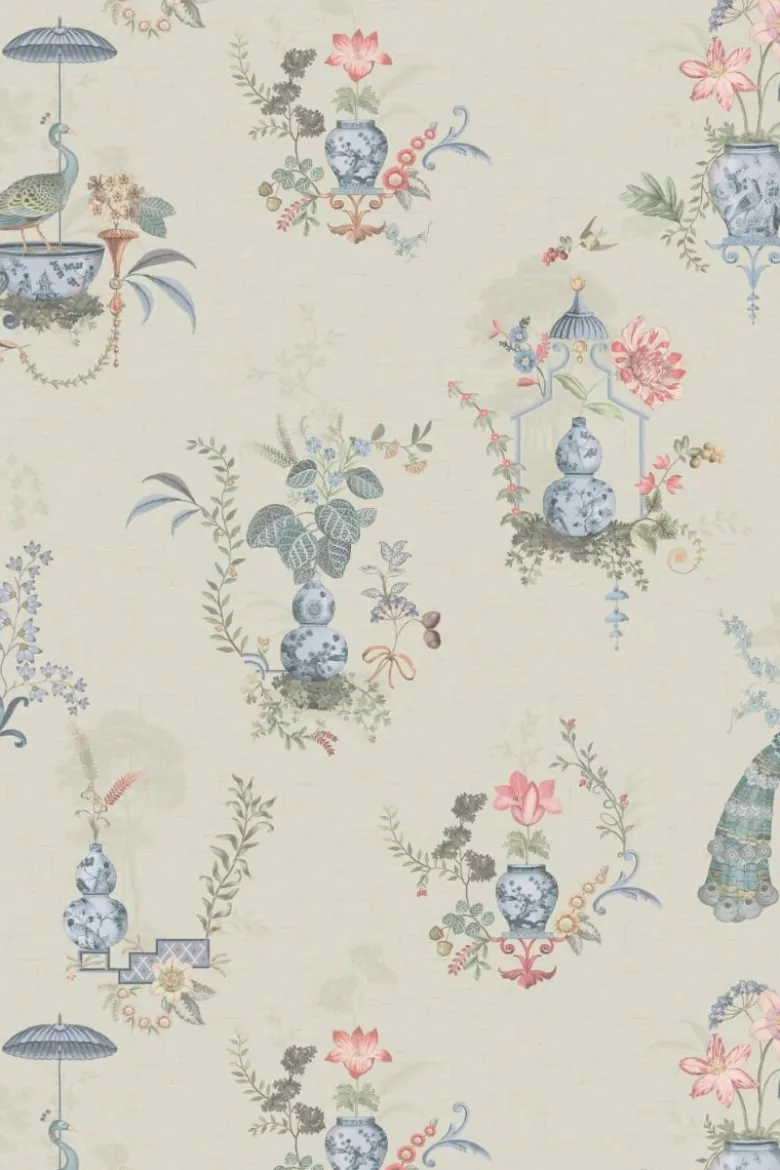 Pip Studio Chinese Porcelain Vinyltapete Sand