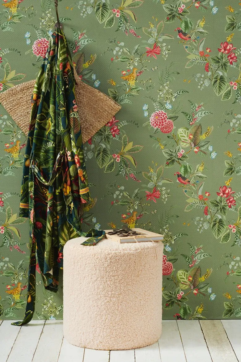 Pip Studio Floris Vliestapete Grün