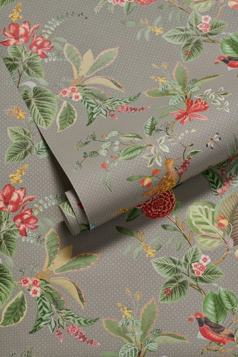 Pip Studio Floris Vliestapete Khaki