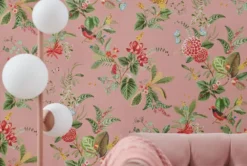 Pip Studio Floris Vliestapete Rosa