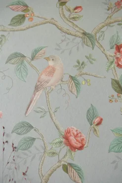 Pip Studio Good Nightingale Vliestapete Hellblau/Grau