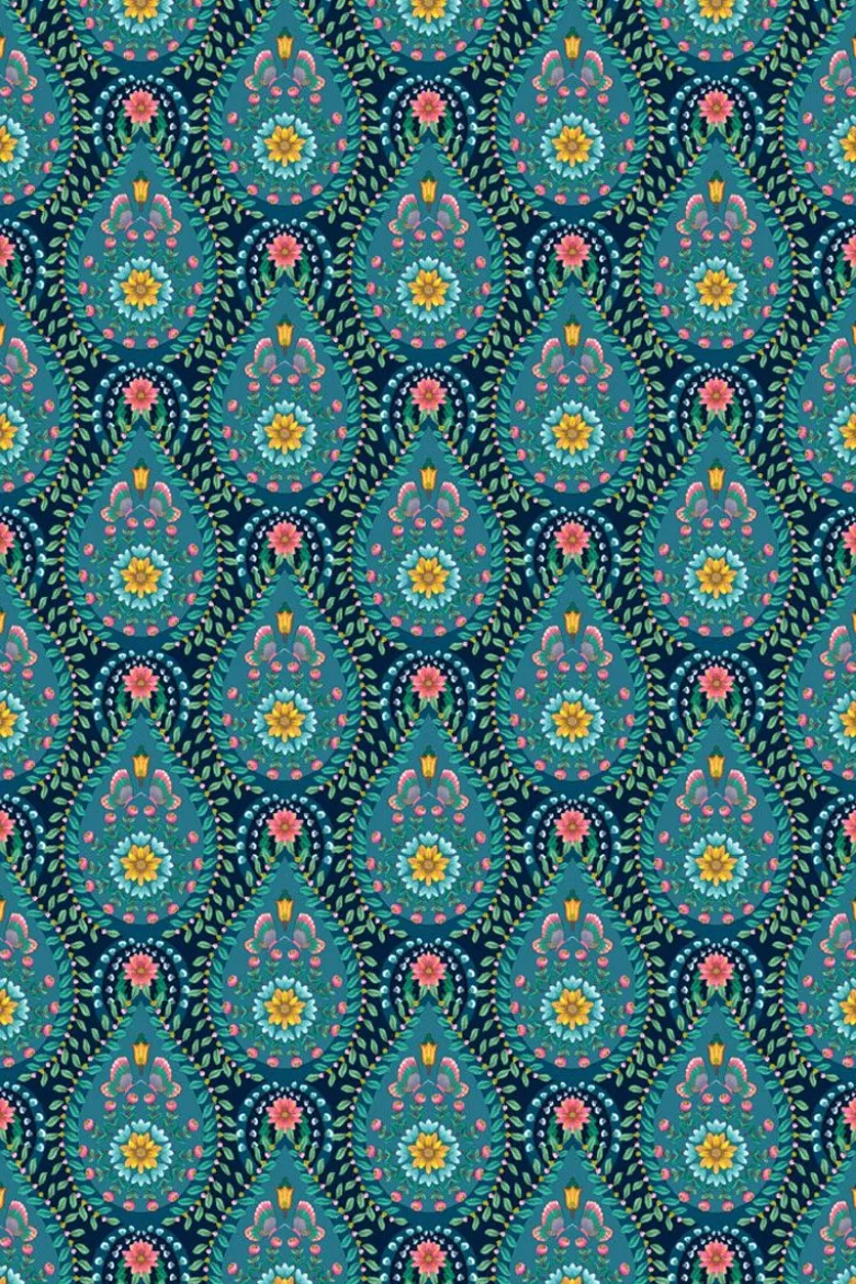 Pip Studio Raindrops Vliestapete Dunkel Blau