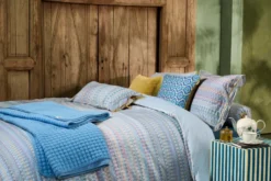 Plaid Fill in the dots Blau