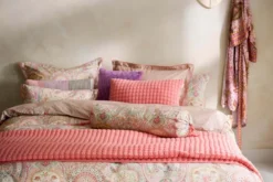 Plaid Fill in the dots Rosa