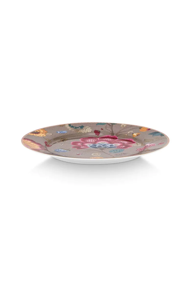 Platzteller Blooming Tales Fantasy Khaki 32cm