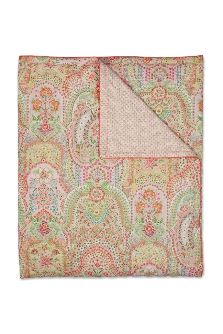 Quilt Jabali Flower Koralle