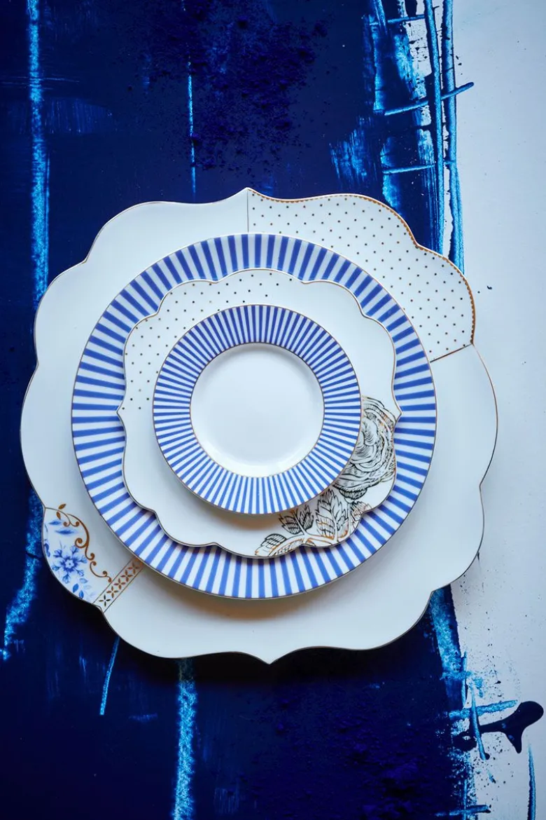 Royal Stripes Frühstücksteller Blau 21 cm