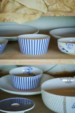 Royal Stripes Schale Blau 12 cm