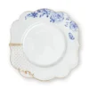 Royal White Frühstücksteller golden dots 23,5 cm
