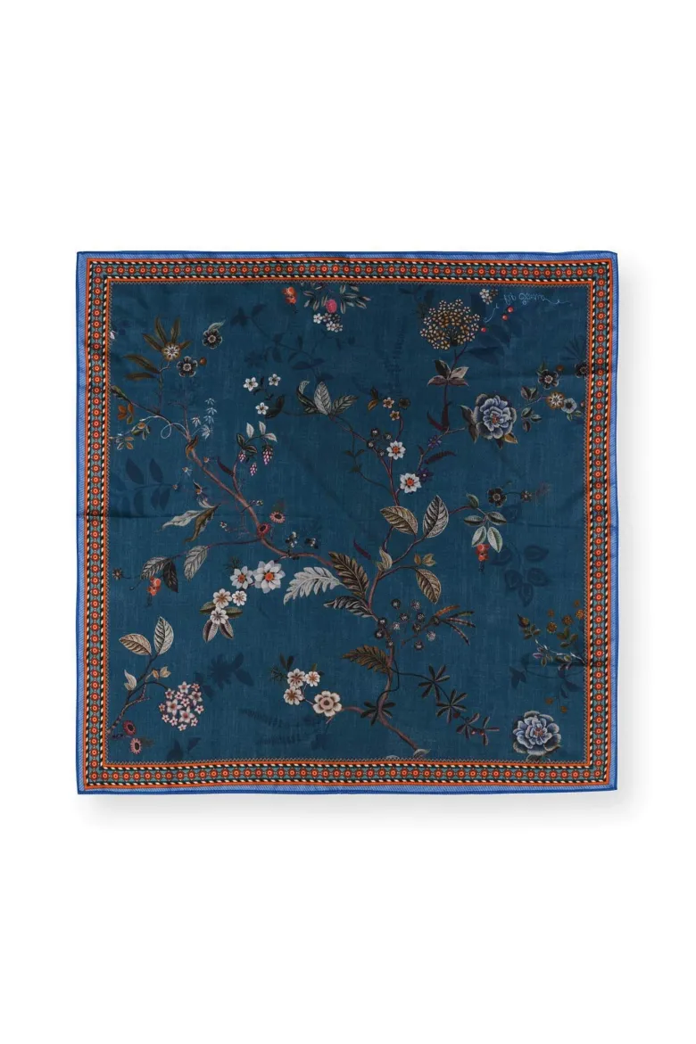 Schal Bodhi Flower Blau