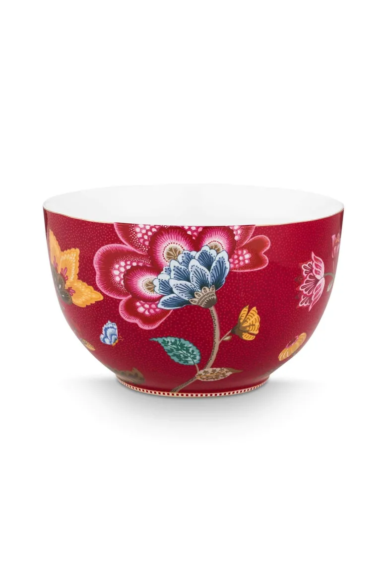 Schale Blooming Tales Fantasy Dunkelrot 23cm