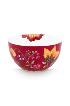 Schale Blooming Tales Fantasy Dunkelrot 15cm