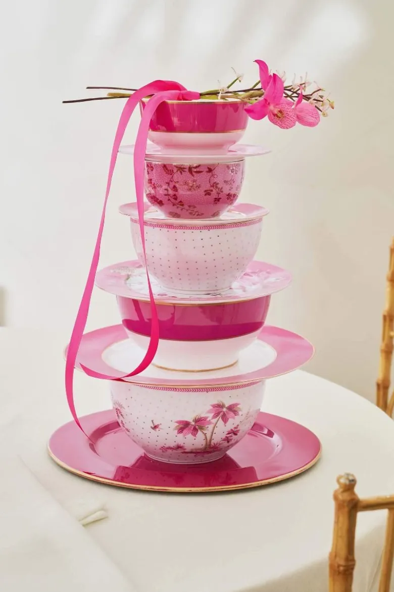 Schale Jolie Blumen Rosa 12cm