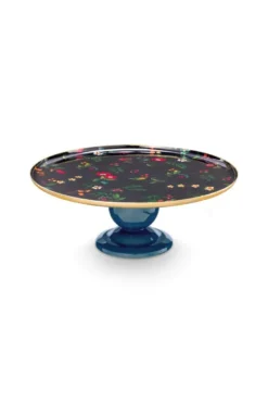 Schale Metall Kugel Berry Blues Blau 32cm