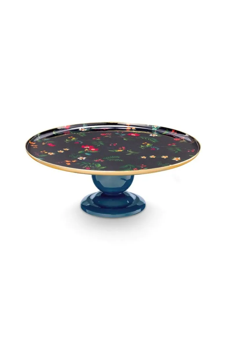 Schale Metall Kugel Berry Blues Blau 32cm