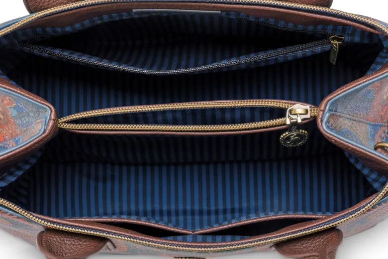 Schultertasche Fia Mittelgroß Jabali Blau