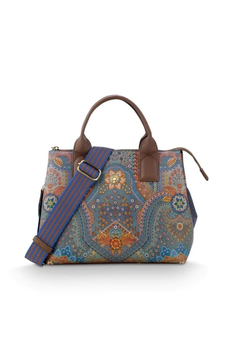 Schultertasche Fia Mittelgroß Jabali Blau