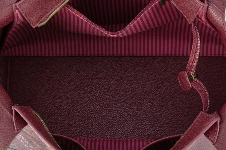 Schultertasche Filou Groß Bodhi Flower Rot