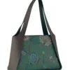 Schultertasche Filou Mittelgroß Bodhi Flower Grün