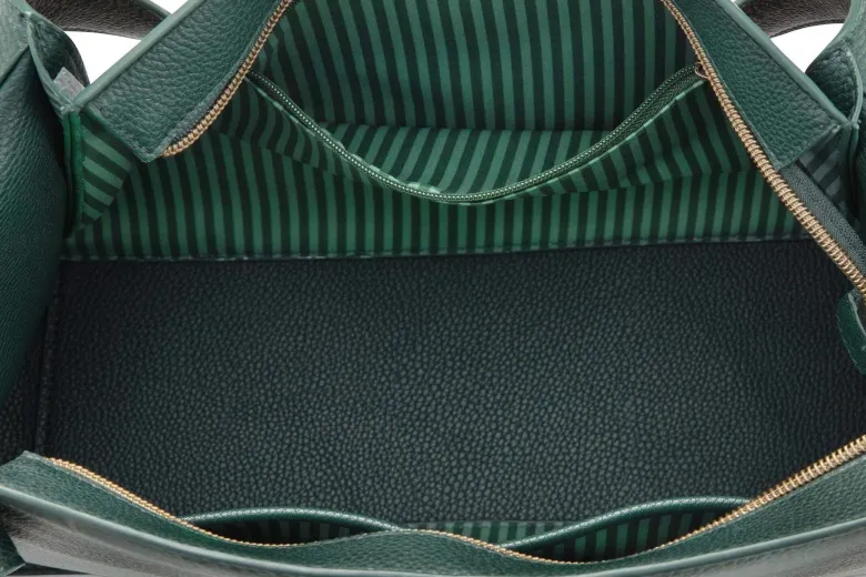 Schultertasche Filou Mittelgroß Bodhi Flower Grün