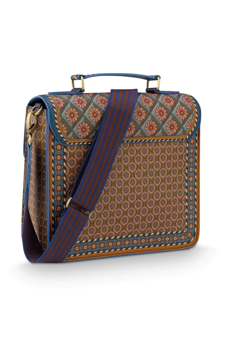 Schultertasche Frances Mittelgroß Imani Blau
