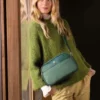 Schultertasche Frida Mittelgroß Grün